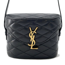 Load image into Gallery viewer, SAINT LAURENT PARIS June Box Shoulder Bag Black710080 Leather
