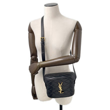 Load image into Gallery viewer, SAINT LAURENT PARIS June Box Shoulder Bag Black710080 Leather
