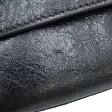 将图像加载到图库查看器中，BALENCIAGA Logo Superbusy Shoulder Bag Black801956 Leather
