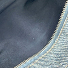 Load image into Gallery viewer, BALENCIAGA Neo Cagoule 2way Bag Blue700940 Denim Rhinestone Size XS
