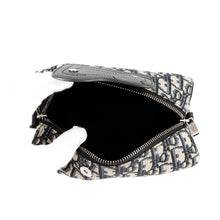 将图像加载到图库查看器中，Dior Rango Oblique Shoulder Bag Navy/Beige1ADPO249YKY Canvas Leather Size 22
