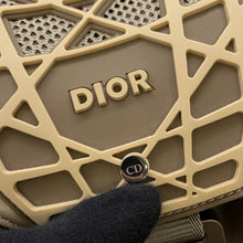 将图像加载到图库查看器中，Dior Cobra Backpack Khaki/Beige Nylon Mesh
