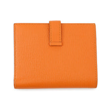 Load image into Gallery viewer, HERMES BEAN Compact Orange Chevre Myzore Goatskin
