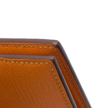 Load image into Gallery viewer, HERMES BEAN Compact Orange Chevre Myzore Goatskin
