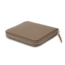 将图像加载到图库查看器中，HERMES Azap compact silk in Etoupe Epsom
