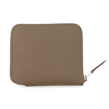 将图像加载到图库查看器中，HERMES Azap compact silk in Etoupe Epsom
