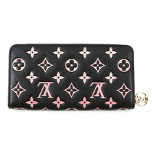 Load image into Gallery viewer, LOUIS VUITTON Zippy Wallet Coussin Japan Limited Edition Color Noir/PinkM12152 Lambskin
