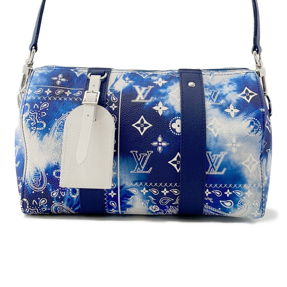 LOUIS VUITTON City・Keepall Blue/WhiteM20555 Monogram・Bandana
