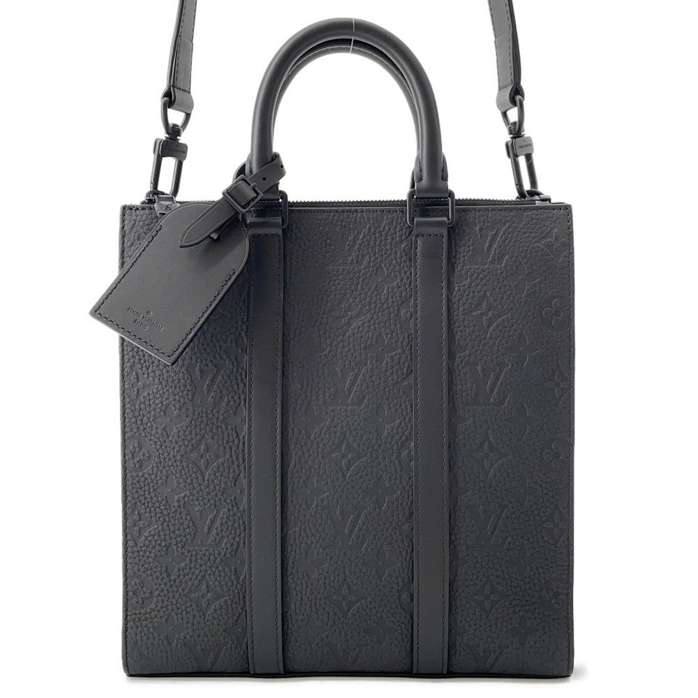 LOUIS VUITTON Sac Plat NoirM59960 Monogram ・Taurillon