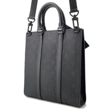 Load image into Gallery viewer, LOUIS VUITTON Sac Plat NoirM59960 Monogram ・Taurillon
