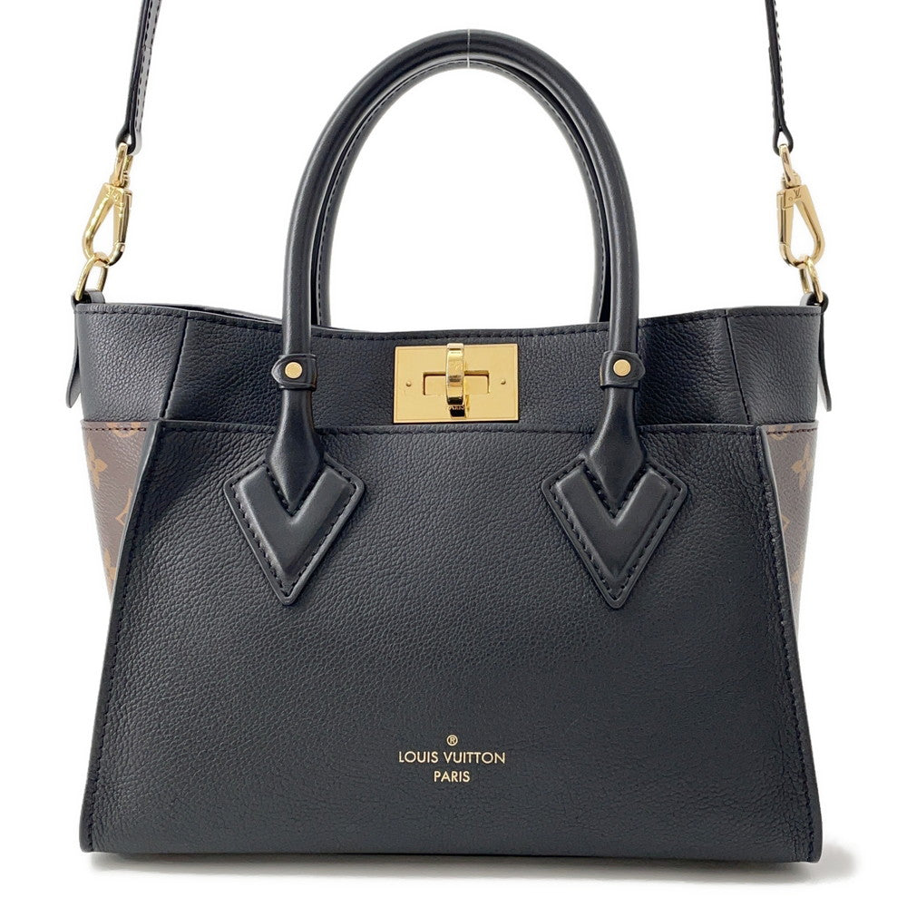 LOUIS VUITTON On My Side Noir/BrownM57728 Monogram Calf Leather Size PM