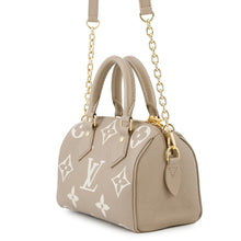 Load image into Gallery viewer, LOUIS VUITTON Speedy Bandouliere Tourterelle claimM46575 Monogram Empreinte Leather Size 20

