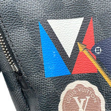 Load image into Gallery viewer, LOUIS VUITTON Avenue Sling Bag NoirN41056 Damier Graphite Travel Stickers

