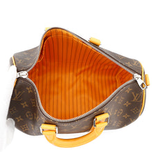 Load image into Gallery viewer, LOUIS VUITTON Keepall Bandouliere Saffron YellowM13201 Monogram Macassar Canvas Size 35
