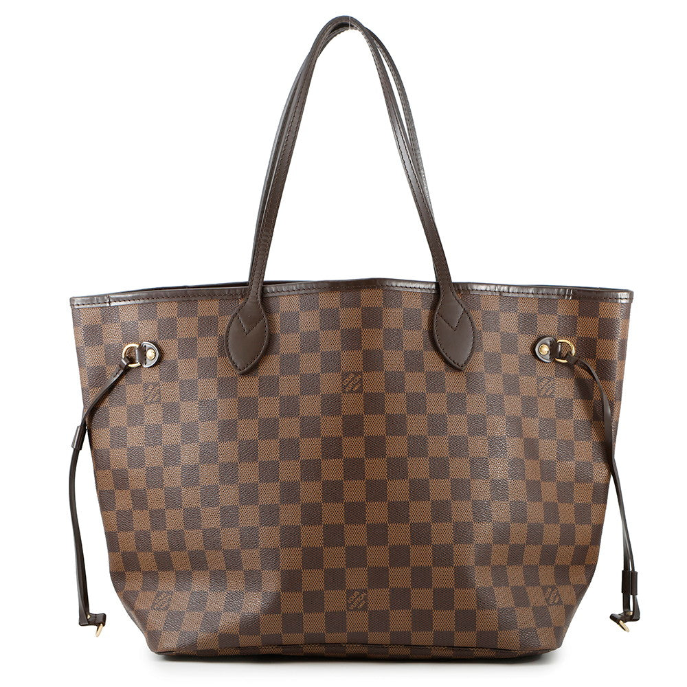 LOUIS VUITTON Neverfull CeriseN51105 Damier Ebene Canvas Size MM