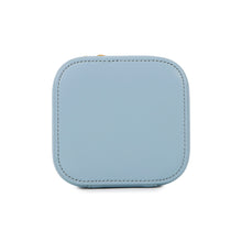 将图像加载到图库查看器中，CELINE Cuir Triomphe 2-Way Vanity Shoulder Bag Light Blue10J763 Leather Size Mini
