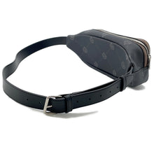 Load image into Gallery viewer, Berluti Signature Ballad Crossbody Bag Black/Brown PVC Leather
