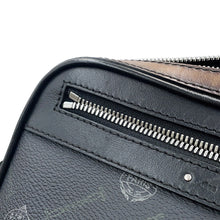 Load image into Gallery viewer, Berluti Signature Ballad Crossbody Bag Black/Brown PVC Leather
