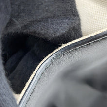 将图像加载到图库查看器中，GUCCI Tiger Embroidery Tote Bag Japan Limited Edition Navy/Black456545 Canvas Leather
