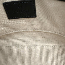 Load image into Gallery viewer, GUCCI GG Supreme Horsebit 1955 Soft Shoulder Bag Beige/Black815205 PVC Leather Size Small
