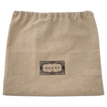 Load image into Gallery viewer, GUCCI GG Supreme Horsebit 1955 Soft Shoulder Bag Beige/Black815205 PVC Leather Size Small

