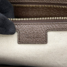 Load image into Gallery viewer, GUCCI Ophidia Jumbo GG Tote Bag Beige/Brown631685 Canvas Leather Size Medium
