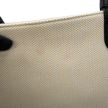 将图像加载到图库查看器中，Dior To Jules Eiffel Tower Tote Bag Ivory/BlackM2820SZBF_M941 Canvas Leather Size Large
