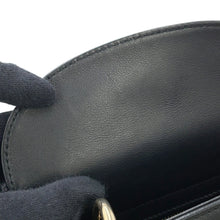 Load image into Gallery viewer, Dior Lady Dior 2WAY Handbag Black/Red Leather Size Mini
