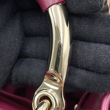 Load image into Gallery viewer, Dior Lady&#39;s 95.22 2WAY Handbag Bordeaux Leather Size Mini
