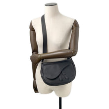 Load image into Gallery viewer, Dior Saddle Mini Soft Bag Black1ADHO023 Leather
