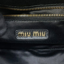 Load image into Gallery viewer, MIUMIU Arkady 2WAY Handbag Black5BB148 Leather
