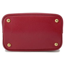 Load image into Gallery viewer, PRADA Panier Saffiano Leather 2WAY Handbag Red1BA212 Leather
