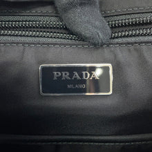 将图像加载到图库查看器中，PRADA Backpack Black2VZ062 Nylon
