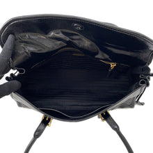 将图像加载到图库查看器中，PRADA Shoulder Bag Black1BD376 Leather Size Medium
