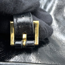 将图像加载到图库查看器中，PRADA Shoulder Bag Black1BD376 Leather Size Medium
