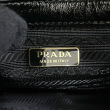 将图像加载到图库查看器中，PRADA Shoulder Bag Black1BD376 Leather Size Medium
