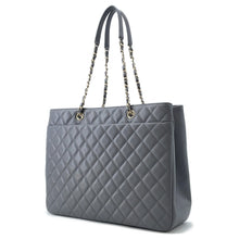 将图像加载到图库查看器中，CHANEL Matelasse ChainTote Bag GrayA91046 Caviar Leather
