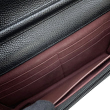 将图像加载到图库查看器中，CHANEL Matelasse Chain wallet BlackAP0250 Caviar Leather
