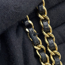 将图像加载到图库查看器中，CHANEL Matelasse Chain wallet BlackAP0250 Caviar Leather
