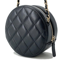 Load image into Gallery viewer, CHANEL Matelasse Round ChainShoulder Bag BlackA70657 Lambskin
