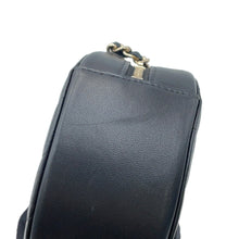Load image into Gallery viewer, CHANEL Matelasse Round ChainShoulder Bag BlackA70657 Lambskin
