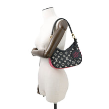 将图像加载到图库查看器中，LOUIS VUITTON Bagatelle NM Black/White/PinkM46091 Monogram Empreinte Leather
