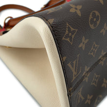 将图像加载到图库查看器中，LOUIS VUITTON Fold tote Cerise/Cream/BrownM45389 Monogram Calf Leather Size PM
