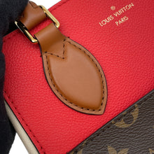 将图像加载到图库查看器中，LOUIS VUITTON Fold tote Cerise/Cream/BrownM45389 Monogram Calf Leather Size PM
