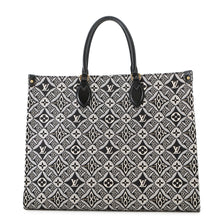 将图像加载到图库查看器中，LOUIS VUITTON Onthego NoirM57207 Monogram・Jacquard SINCE1854 Size GM
