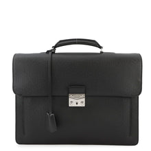 将图像加载到图库查看器中，LOUIS VUITTON Associe Cartable NoirM33418 Taiga Leather
