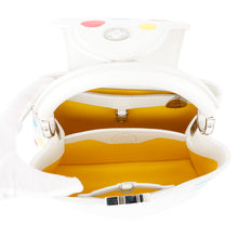 将图像加载到图库查看器中，LOUIS VUITTON Capucines LVxYK White/MulticolorM21637 Taurillon Leather Painted Dot Size BB
