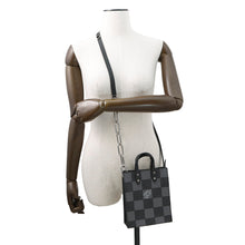 Load image into Gallery viewer, LOUIS VUITTON Sac Plat NoirN60479 Damier checkerboard Size XS
