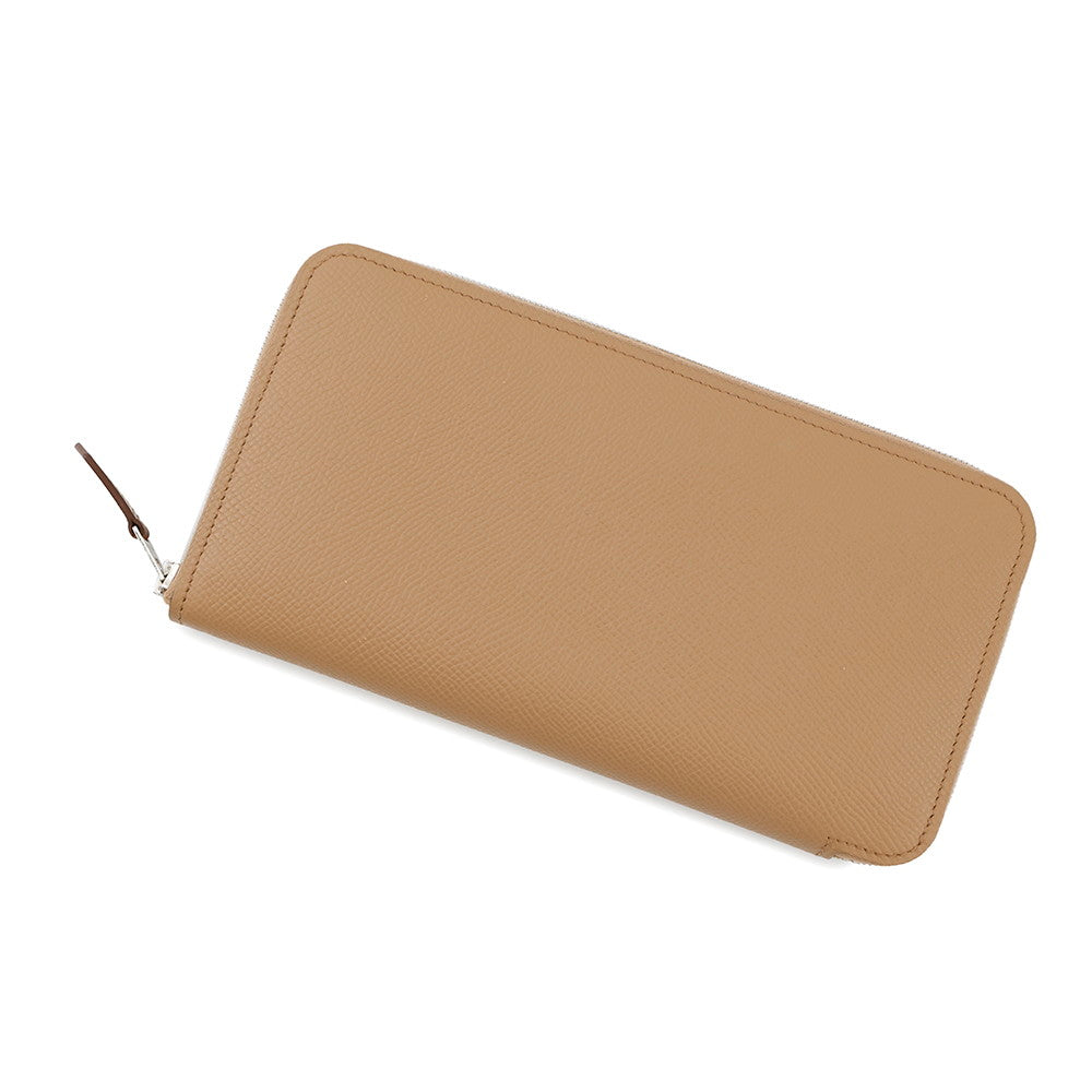 HERMES Azap Long silk in Chai Epsom