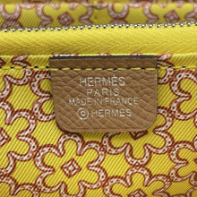 将图像加载到图库查看器中，HERMES Azap Long silk in Chai Epsom
